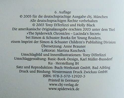 Die Spiderwick Geheimnisse, Bd. 3. Im Bann der Elfen.