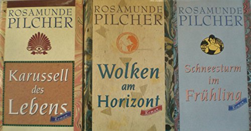*Rosamunde Pilcher* Konvolut Karussell des Lebens + Schneesturm im Frühling + Wolken am Horizont - 3-Bücher