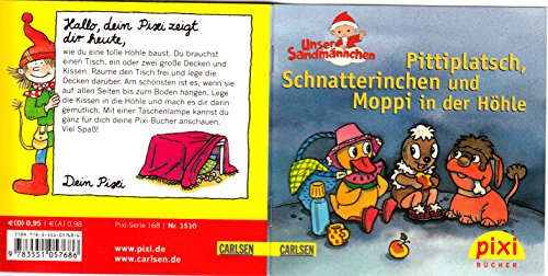 Pittiplatsch, Schnatterinchen und Moppi in der Höhle - Pixi-Buch 1510 aus Serie 168