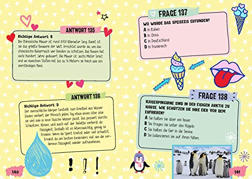 Für das cleverste Mädchen der Welt: 150 spannende, verrückte und witzige Quizfragen