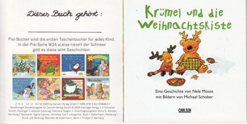 Krümel und die Weihnachtskiste - Ein Pixi-Buch 1705 (mit Glimmer) - Einzeltitel aus Pixi-Serie W24 (aus Kassette)