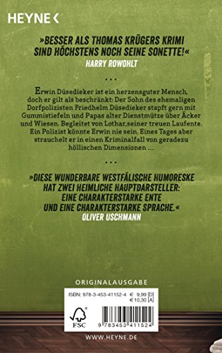 Erwin, Mord & Ente: Kriminalroman - (Erwin Düsedieker, Band 1)