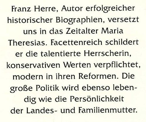 Maria Theresia. Die große Habsburgerin.