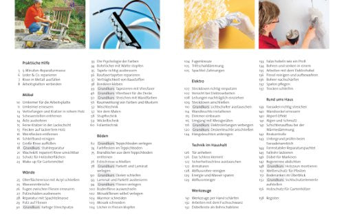 Die 100 besten Reparatur- und Heimwerker-Tipps: Mit Extra-Grundkursen: Fliesen, Laminat, Tapezieren, Streichen u.v.m.