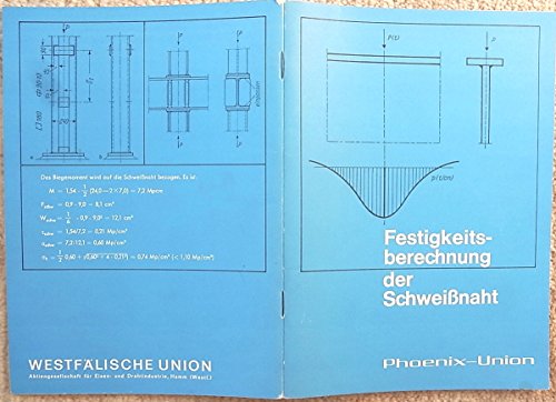 Festigkeitsberechnung der Schweißnaht