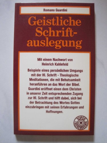 Geistliche Schriftauslegung