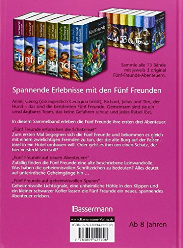 Fünf Freunde - Wie alles begann: Sammelband 1: Fünf Freunde erforschen die Schatzinsel; Fünf Freunde auf neuen Abenteuern; Fünf Freunde auf geheimnisvollen Spuren. Drei Bände in einem Band