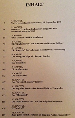 Die berühmten Züge von 1830 bis heute