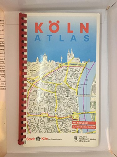 Köln-Atlas: Atlasausgabe des amtlichen Stadtplanes. Mit Radwegen & Zusatzplänen