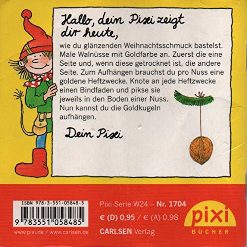 Weihnachtsfest im Wichtelland - Ein Pixi-Buch 1704 (mit Glimmer) - Einzeltitel aus Pixi-Serie W24 (aus Kassette)