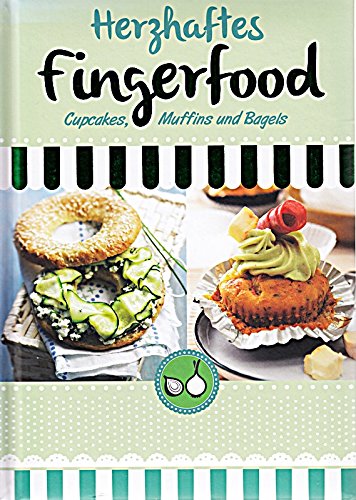Herzhaftes fingerfood. Cupcakes, Muffins und Bagels.