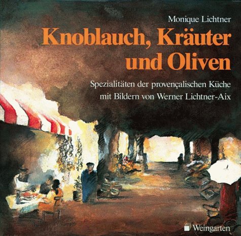 Knoblauch, Kräuter und Oliven