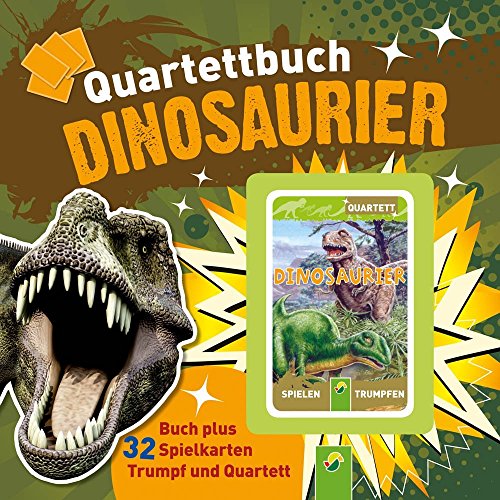 Quartettbuch Dinosaurier - Buch plus Quartettspiel von Cathleen Oswald (30. Juni 2012) Gebundene Ausgabe