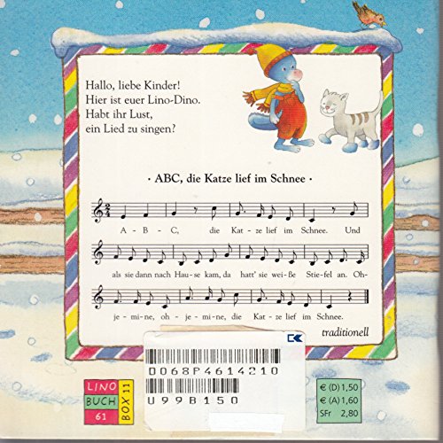 Minka und der Schneemann - LINO BUCH 61 (mit Glimmer) - Einzeltitel aus BOX 11