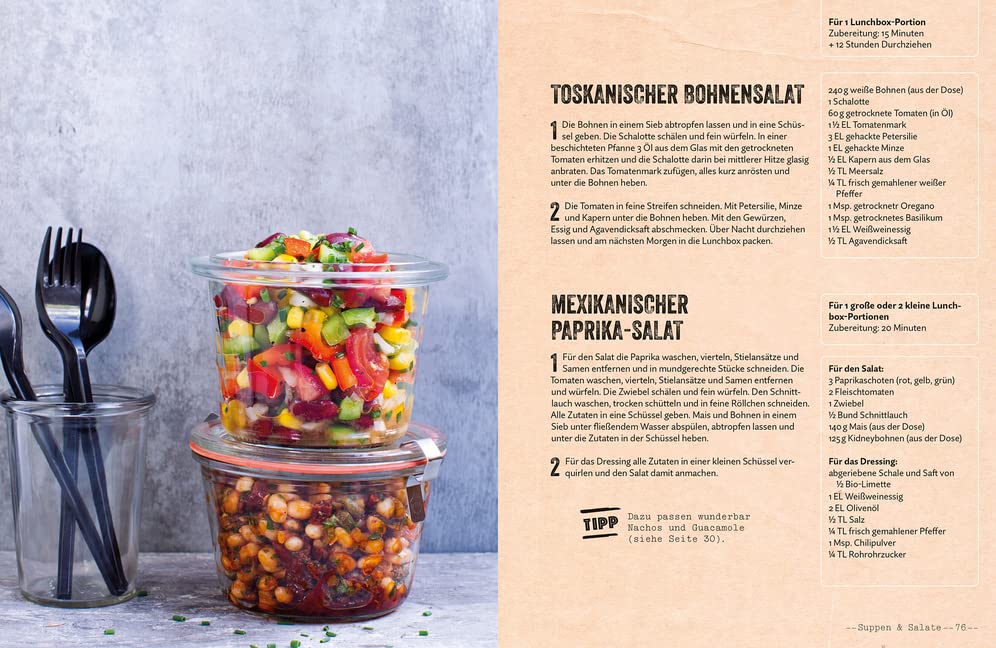 Vegane Lunchbox: Einfach, schnell, vegan - immer und überall