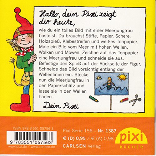PETZI, Seebär und die Meerjungfrau - Ein Pixi-Buch 1387 - Einzeltitel aus Pixi-Serie 156 (aus Kassette)