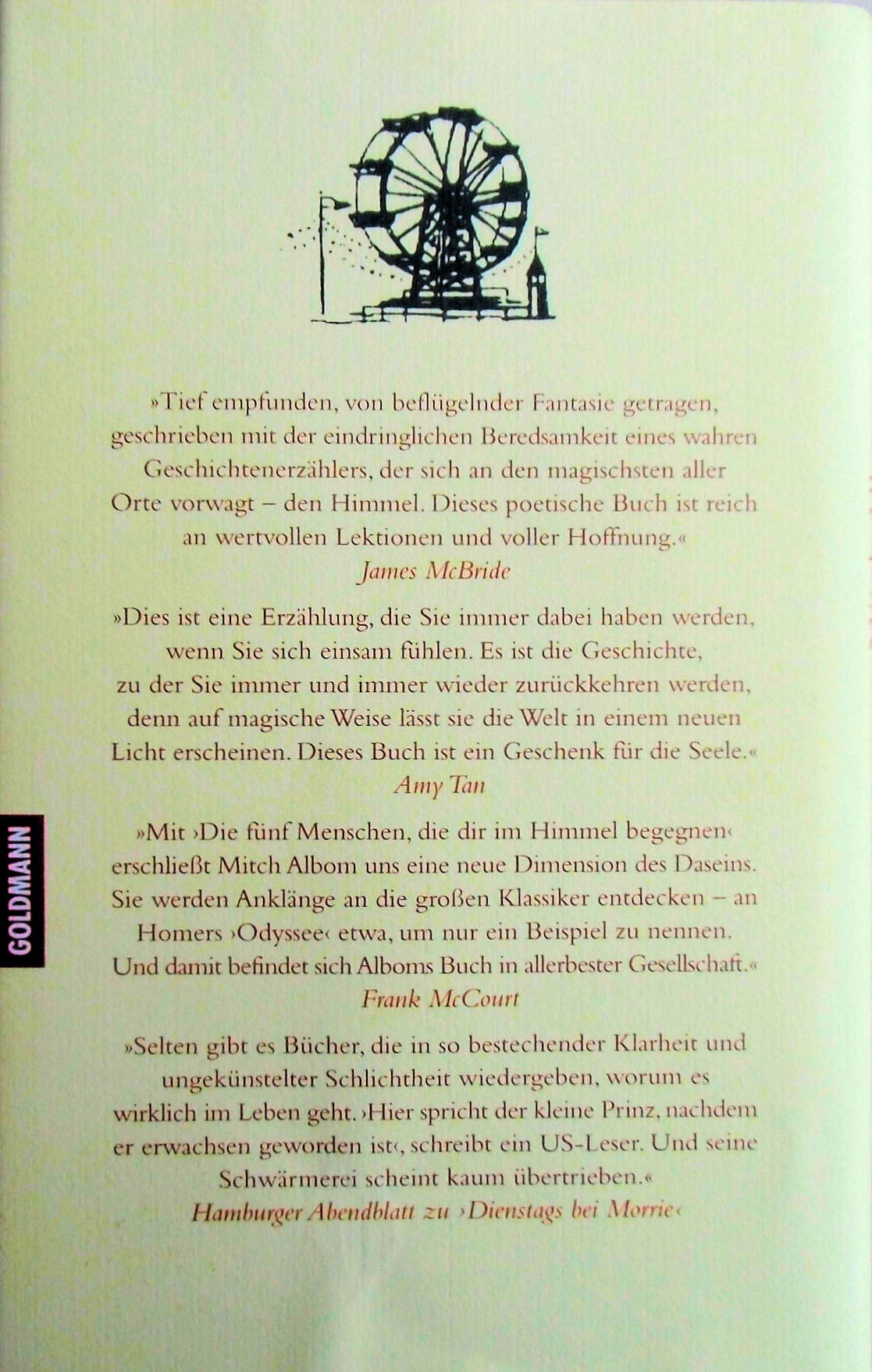 Die fünf Menschen, die dir im Himmel begegnen