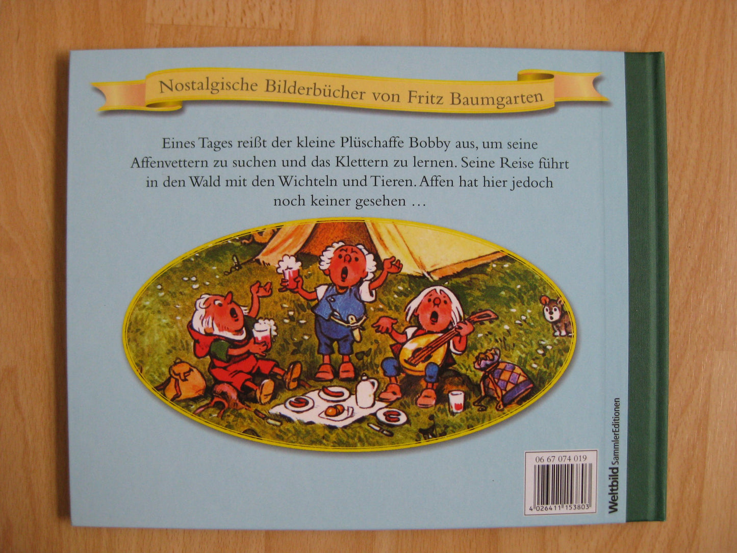 Bobby, das lustige Äffchen (Nostalgische Bilderbücher von Fritz Baumgarten) (Nostalgische Bilderbücher)