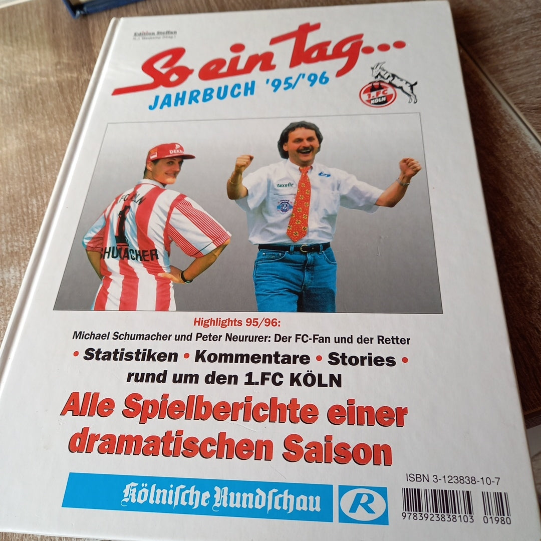 So ein Tag Jahrbuch 95/96 1.FC Köln