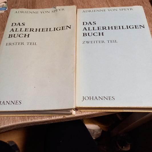 Das Allerheiligen Buch von Adrienne von Speyer 2 Bände
