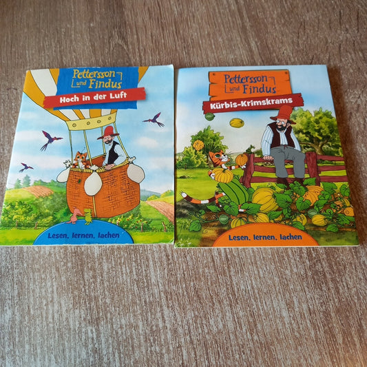 Pettersson und Findus 2 Hefte 1 Hoch in der Luft 2 Kürbis Krimskrams