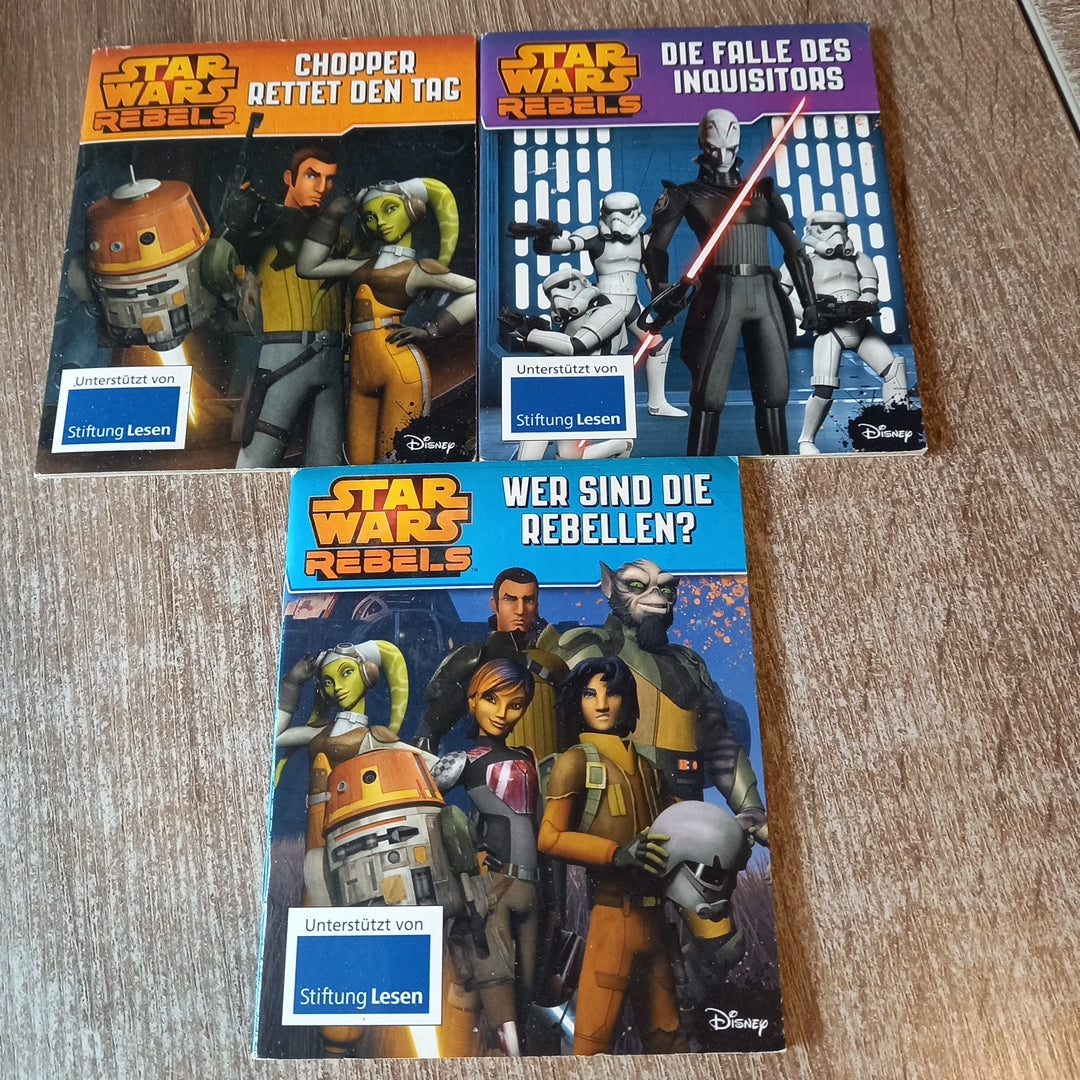 Star Wars 3 Hefte 1 Chopper rettet den Tag 2 Die Falle des Inquisitors 3 Wer sind die Rebellen