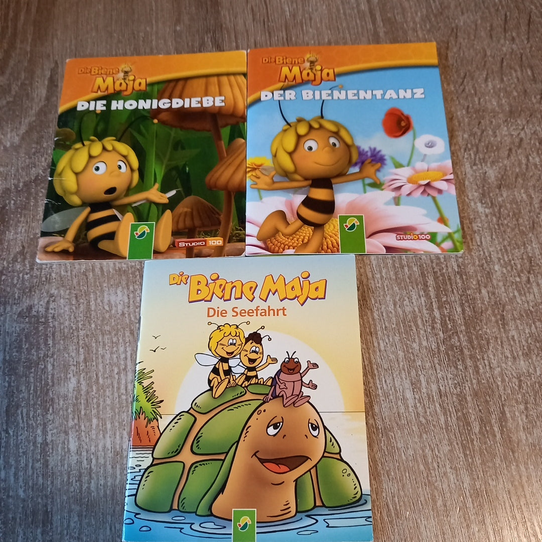 3 Hefte von Biene Maja 1 Die Honigdiebe 2 Der Bienentanz 3 Die Seefahrt