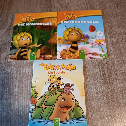 3 Hefte von Biene Maja 1 Die Honigdiebe 2 Der Bienentanz 3 Die Seefahrt