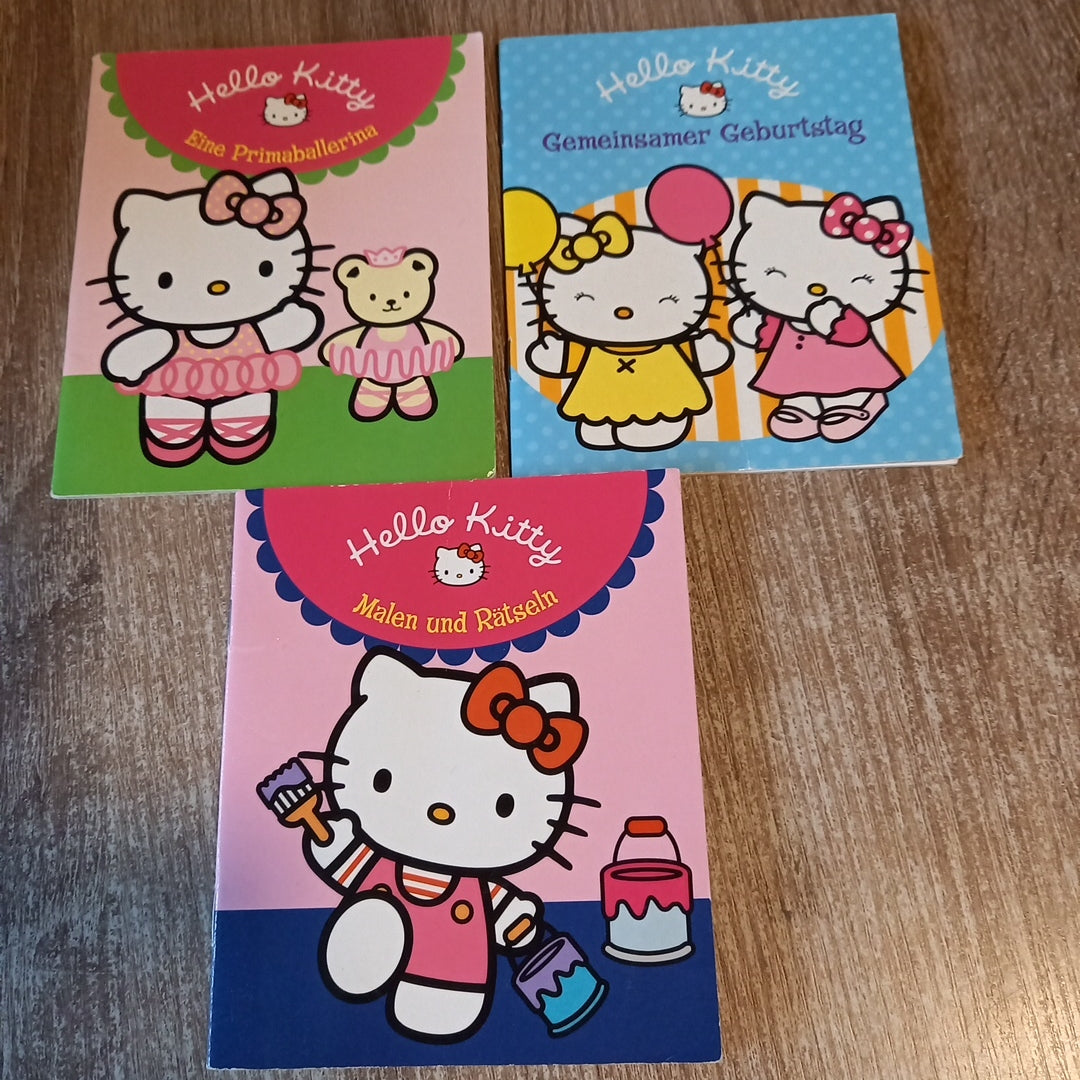 Hello Kitty 3 Hefte 1 Eine Primaballerina 2 Gemeinsamer Geburtstag 3 Malen und Rätseln