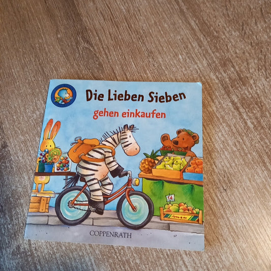 Die lieben Sieben gehen einkaufen Lino