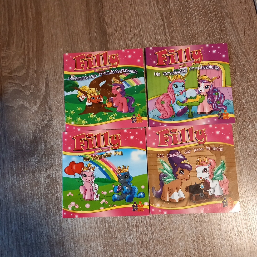 Filly 4 Hefte 1 Geheimnisvoller Freundschaftsbaum 2 Die verschlafene Prophezeiung 3 Ein beherzter Plan 4 Dad Amulett det 1000 Wünsche