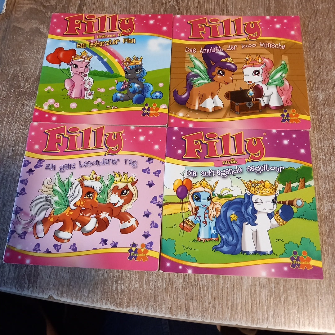 Filly 4 Hefte 1 ein beherzter Plan 2 Das Amulett der 1000 Wünsche 3 Ein ganz besonderer Tag 4 Die aufregende Segeltour