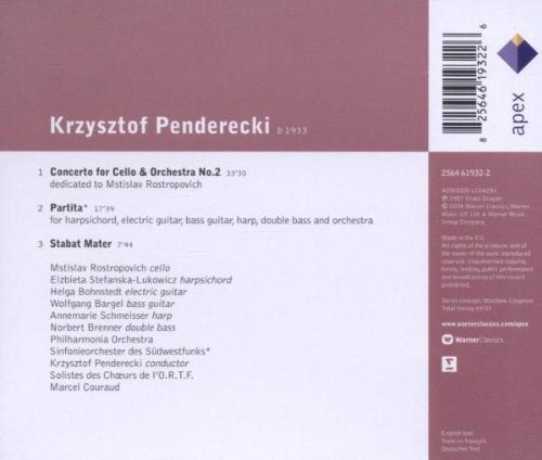 Cellokonzert 2/Partita/Stabat