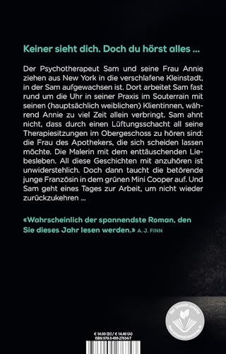 Das Therapiezimmer: Psychothriller