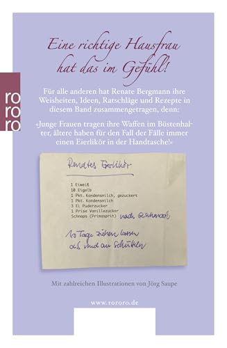 Das kann man doch noch essen: Renate Bergmanns großes Haushalts- und Kochbuch