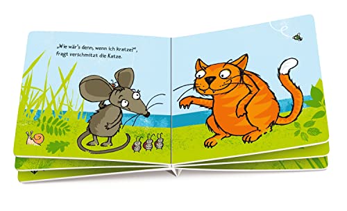 Die Maus mit der Laus (Die kleine Eule und ihre Freunde): Liebevoll gereimtes Pappbilderbuch für Kinder ab 2 Jahren