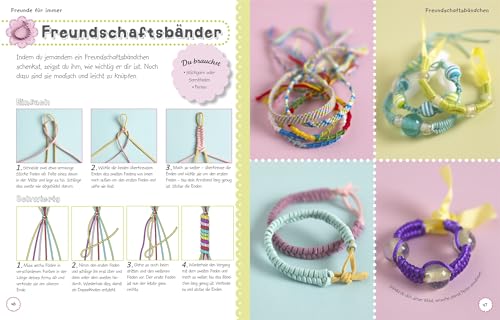 Mädchensachen zum Selbermachen: Über 70 kreative Ideen. Von Basteln und Nähen bis Kochen und Gärtnern: Kreativbuch für Mädchen ab 7 Jahren