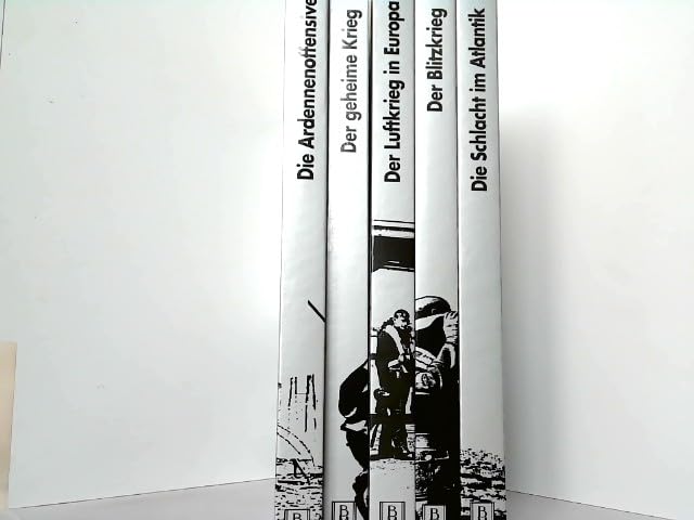 Der zweite Weltkrieg - Hier 5 Bücher! Buch 1: Die Schlacht im Atlantik. / Buch 2: Der Blitzkrieg. / Buch 3: Der Luftkrieg in Europa. / Buch 4: Der geheime Krieg. / Buch 5: Die Ardennenoffensive.
