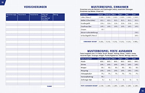 Budgetplaner für Studierende & Azubis: Übersichtliche Tabellen zum Eintragen | Clevere Spar-Tipps (Alle Kosten im Griff)
