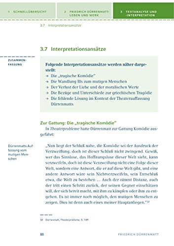 Königs Erläuterungen: Textanalyse und Interpretation zu Dürrenmatt. Der Besuch der alten Dame. Alle erforderlichen Infos für Abitur, Matura, Klausur und Referat plus Musteraufgaben mit Lösungen