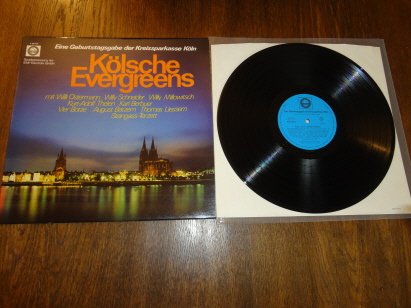 Kölsche Evergreens / Sonderpresssung der EMI-Electrola GmbH / Schallplatte der Kreissparkasse Köln