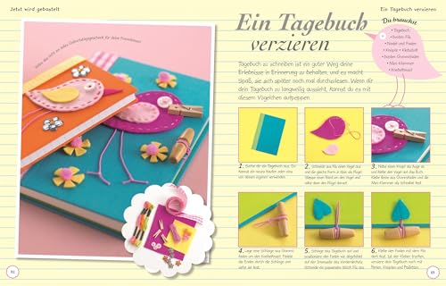 Mädchensachen zum Selbermachen: Über 70 kreative Ideen. Von Basteln und Nähen bis Kochen und Gärtnern: Kreativbuch für Mädchen ab 7 Jahren