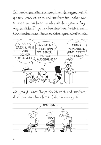 Gregs Tagebuch - Von Idioten umzingelt!: Ein Comic-Roman