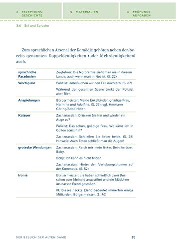 Königs Erläuterungen: Textanalyse und Interpretation zu Dürrenmatt. Der Besuch der alten Dame. Alle erforderlichen Infos für Abitur, Matura, Klausur und Referat plus Musteraufgaben mit Lösungen