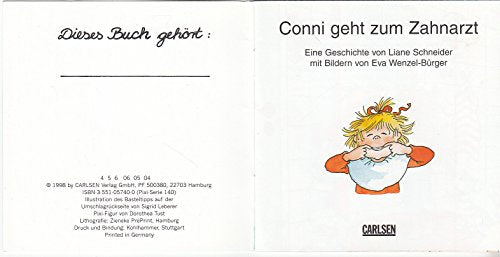 Conni geht zum Zahnarzt - Pixi-Buch Nr. 1207 - Einzeltitel aus PIXI-Serie 140 (aus Kassette)