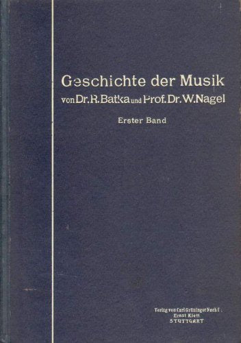 Allgemeine Geschichte der Musik.