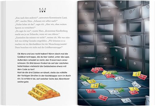 EXIT® - Das Buch: Der rätselhafte Bankraub: Level: Kids