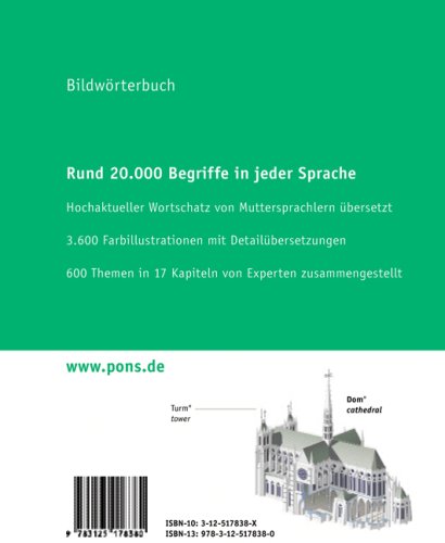PONS Bildwörterbuch Englisch: Rund 20.000 Begriffe in Bild und Wort, Englisch und Deutsch: Pons Bildworterbuch Deutsch/Englisch