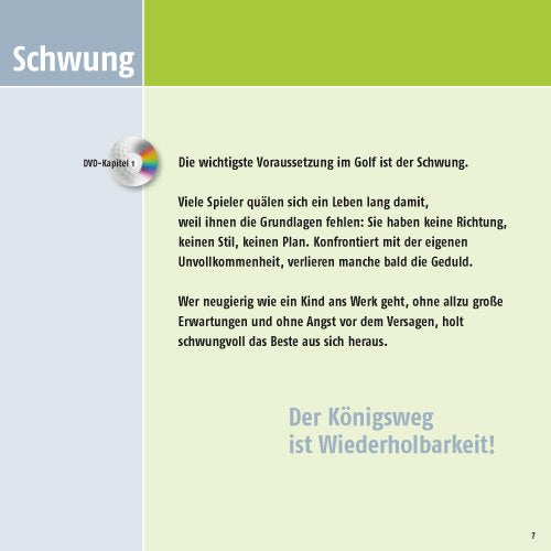 Einfach Gutes Golf: Lange Drives, Sichere Putts, Niedrige Scores