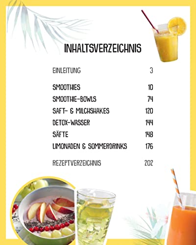 365 Smoothies, Powerdrinks & Co.: Smoothies, Shakes, Säfte, Limonaden, frische Detox-Wässer und bunte Smoothie Bowls (365 Rezepte)